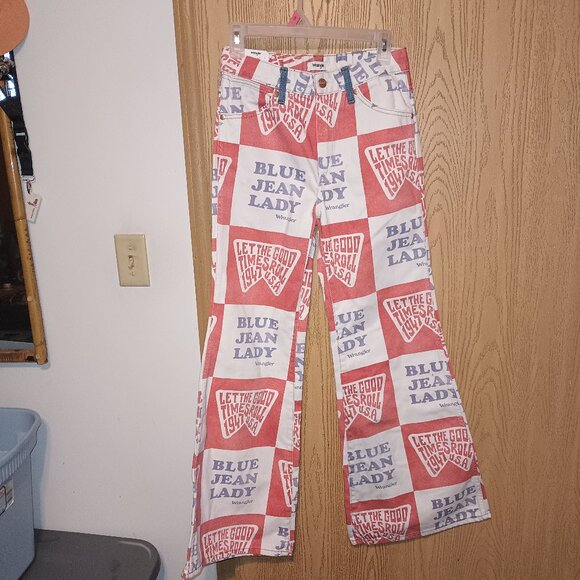 NEW Wrangler Wanderer 622 Blue Jean Lady Flare Jean 25/30 - Picture 6 of 12